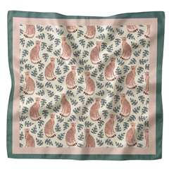 Muted Majesty -  100% Habotai Silk Scarf