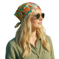 Sunkissed Sorbet -  100% Habotai Silk Scarf